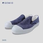 Pooh slip on : รองเท้าผ้าทอ G405 ทางน้ำเงิน