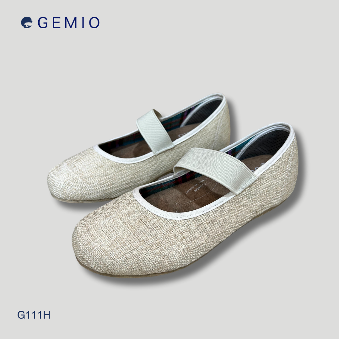 Naomi strap shoes : G111H ครีม - Health edition รองเท้าเพื่อสุขภาพ